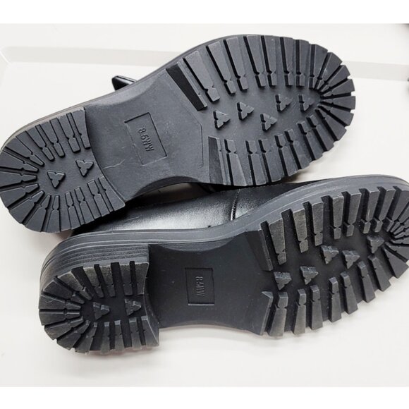 NWT Torrid 8.5 Black Mary Jane Bow Lug-Sole Flat Shoes 8.5WW Wide Width - Picture 9 of 11